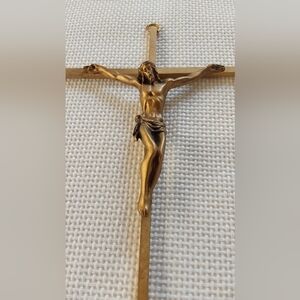 Gold Crucifix Wall Art